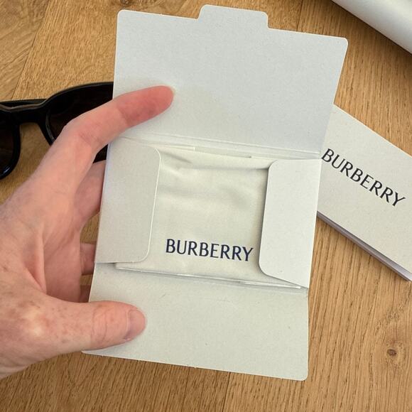 Burberry Sunglasses OBE4439F Black Dark Gray main image 4
